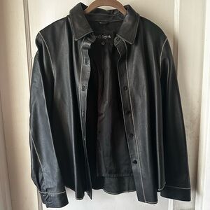 Willi Smith Black Leather Jacket